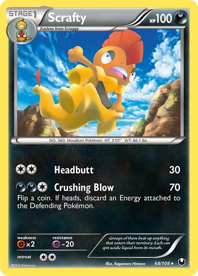 Scrafty #68 Dark Explorers