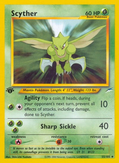 Scyther #55 Neo Destiny