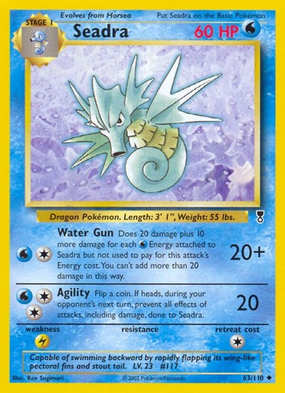 Seadra #63 Legendary Collection