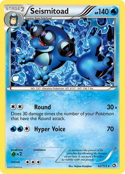 Seismitoad #42 Legendary Treasures