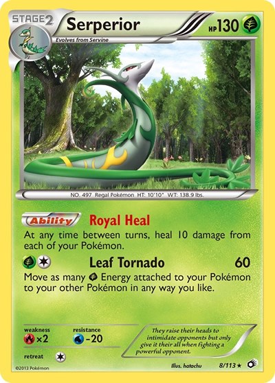 Serperior #8 Legendary Treasures