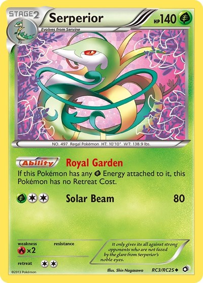 Serperior #RC3 Legendary Treasures: Radiant Collection