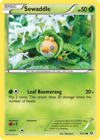 Sewaddle #9 Legendary Treasures