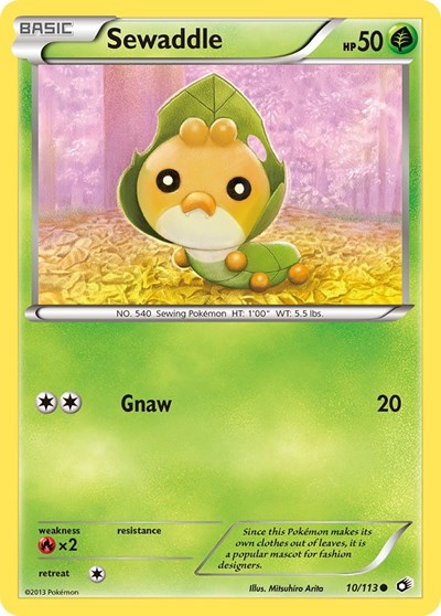 Sewaddle #10 Legendary Treasures