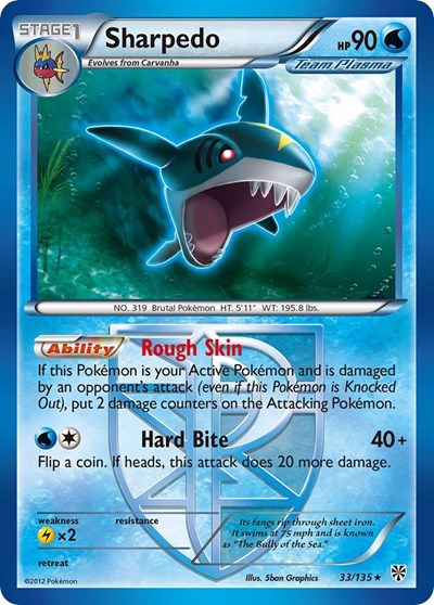 Sharpedo #33 Plasma Storm