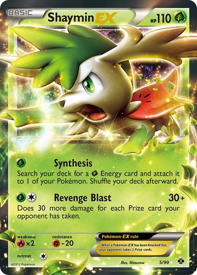 Shaymin EX #5 Next Destinies