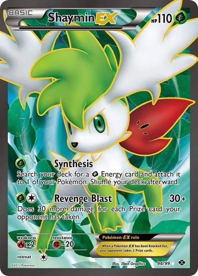 Shaymin EX #94 Next Destinies