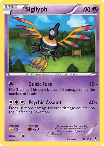 Sigilyph #42 Emerging Powers