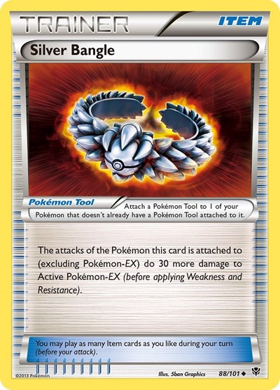 Silver Bangle #88 Plasma Blast