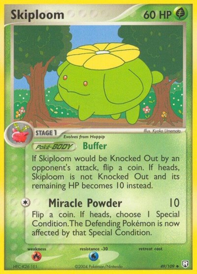 Skiploom #49 Team Rocket Returns
