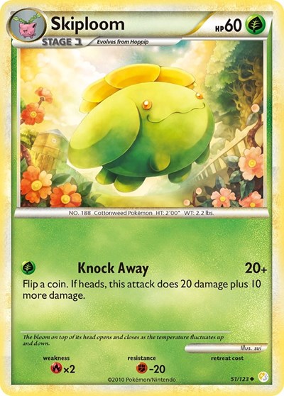 Skiploom #51 HeartGold SoulSilver