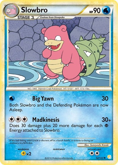 Slowbro #52 HeartGold SoulSilver