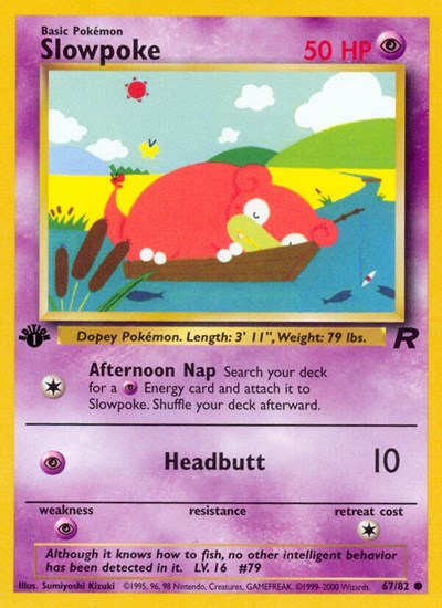 Slowpoke #67 Team Rocket