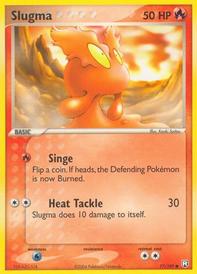 Slugma #77 Team Rocket Returns