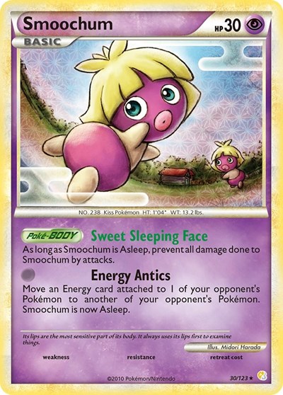 Smoochum #30 HeartGold SoulSilver