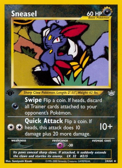 Sneasel #24 Neo Revelation