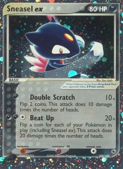 Sneasel ex #103 EX Ruby and Sapphire