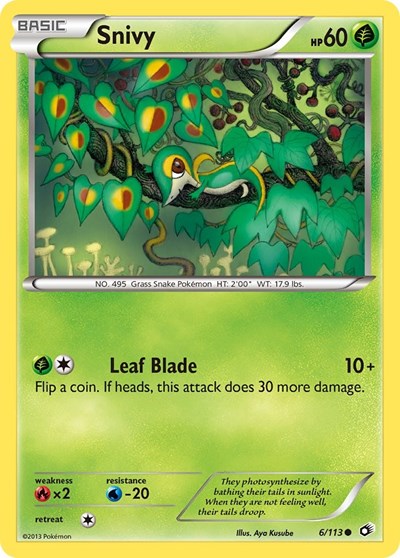 Snivy #6 Legendary Treasures