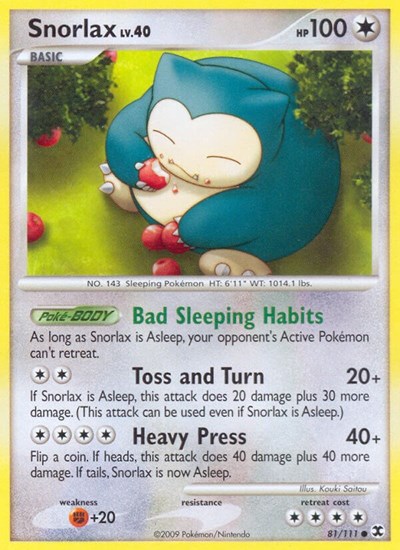 Snorlax #81 Rising Rivals