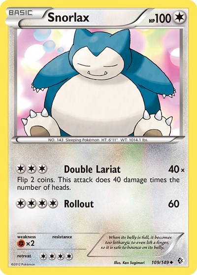 Snorlax #109 Boundaries Crossed
