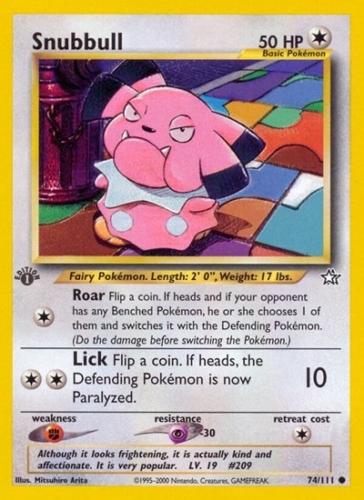 Snubbull #74 Neo Genesis