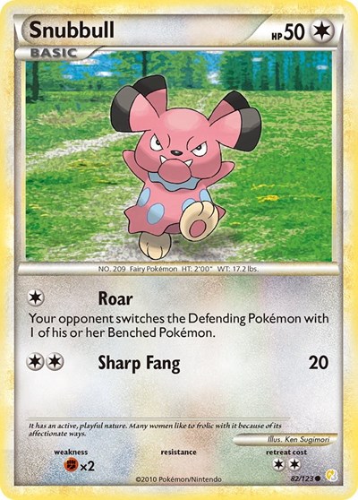 Snubbull #82 HeartGold SoulSilver