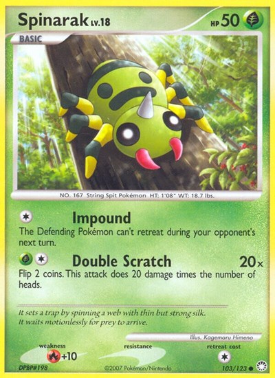 Spinarak #103 Mysterious Treasures
