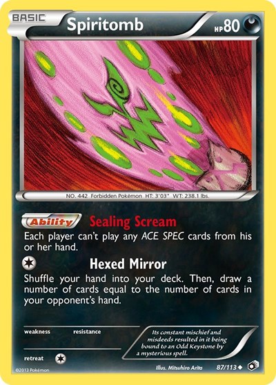 Spiritomb #87 Legendary Treasures