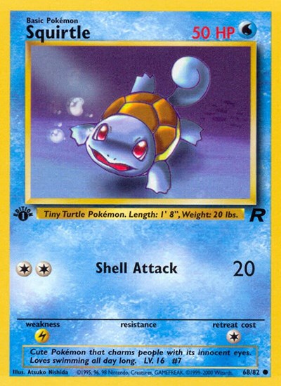 Squirtle #68 Team Rocket