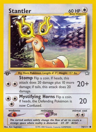 Stantler #76 Neo Genesis