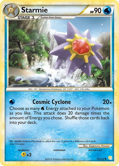 Starmie #53 HeartGold SoulSilver