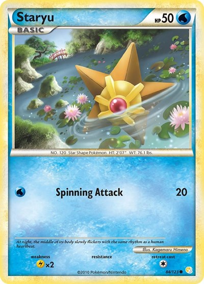 Staryu #84 HeartGold SoulSilver