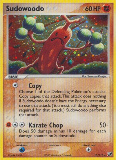 Sudowoodo #15 Unseen Forces
