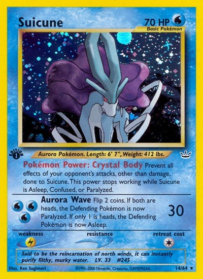 Suicune #14 Neo Revelation