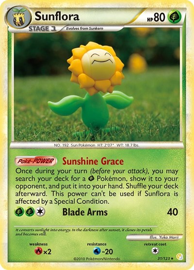 Sunflora #31 HeartGold SoulSilver