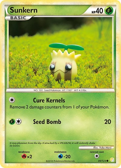 Sunkern #85 HeartGold SoulSilver