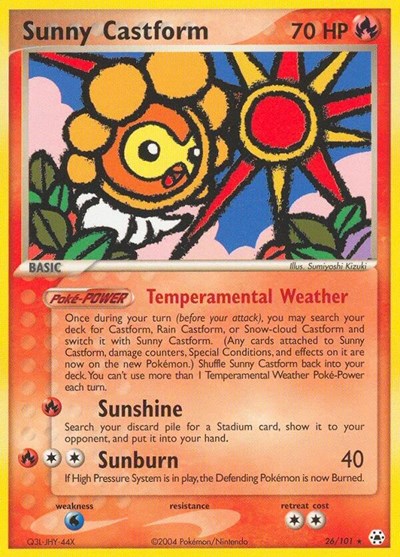 Sunny Castform #26 Hidden Legends