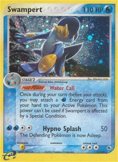 Swampert #13 EX Ruby and Sapphire