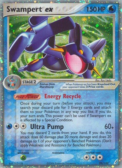 Swampert ex #98 Crystal Guardians