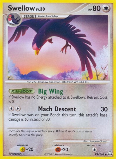 Swellow #73 Legends Awakened