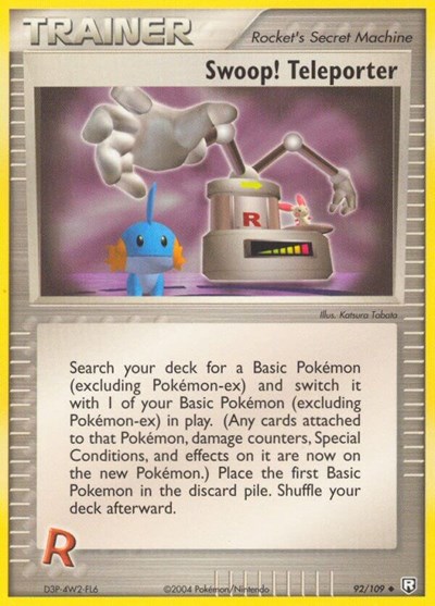 Swoop! Teleporter #92 Team Rocket Returns