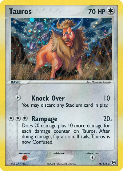 Tauros #16 FireRed & LeafGreen