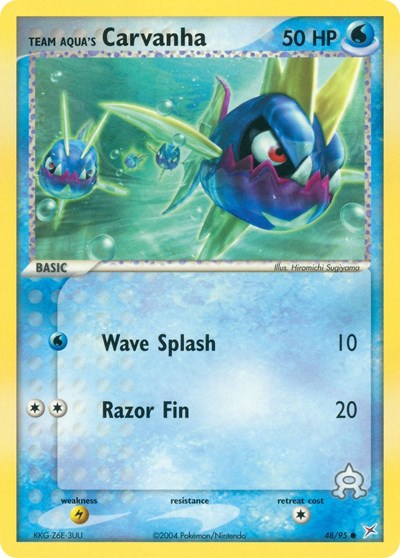 Team Aqua's Carvanha #48 Team Magma vs Team Aqua