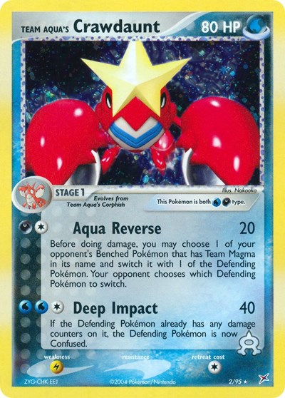 Team Aqua's Crawdaunt #2 Team Magma vs Team Aqua