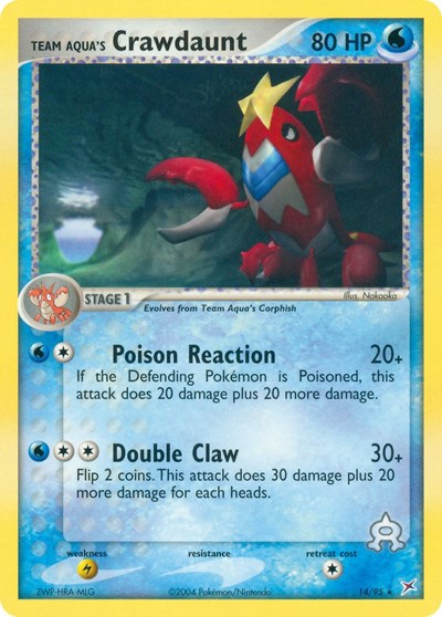 Team Aqua's Crawdaunt #14 Team Magma vs Team Aqua