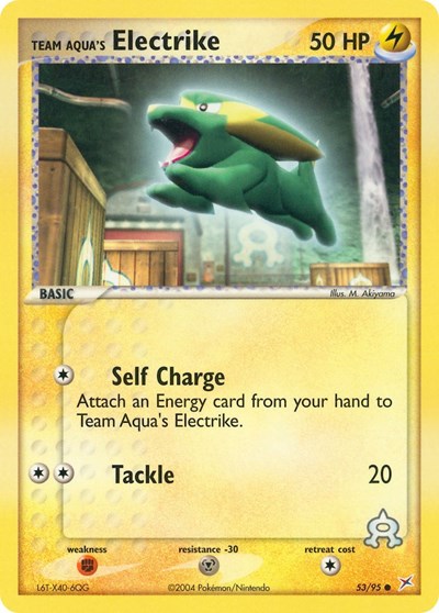 Team Aqua's Electrike #53 Team Magma vs Team Aqua