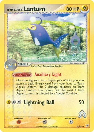 Team Aqua's Lanturn #28 Team Magma vs Team Aqua