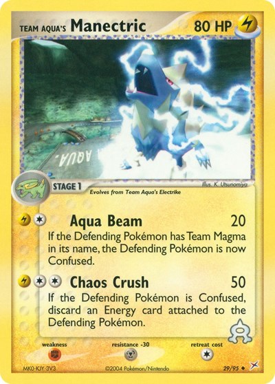 Team Aqua's Manectric #29 Team Magma vs Team Aqua