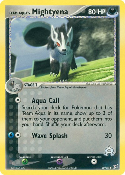 Team Aqua's Mightyena #30 Team Magma vs Team Aqua