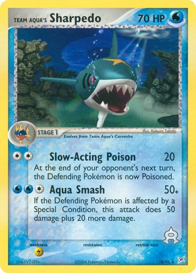 Team Aqua's Sharpedo #18 Team Magma vs Team Aqua